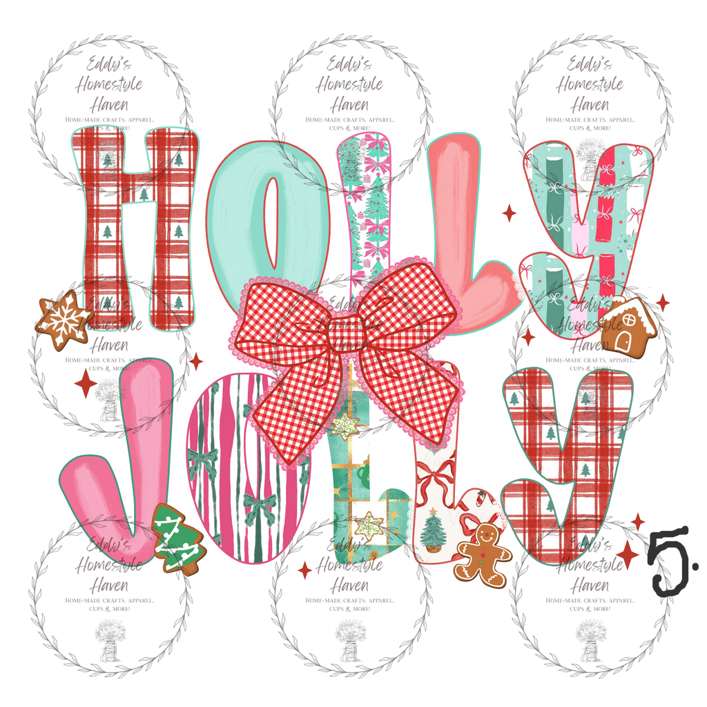 "Holly Jolly" Christmas Shirts