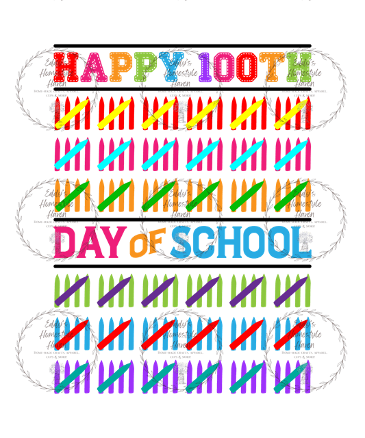 100 Days Of School Shirts!