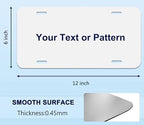 Custom Front License Plate With Matching Frame