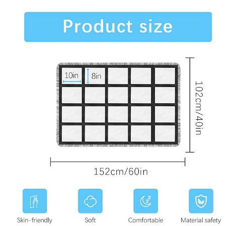 Custom Photo Square Blanket