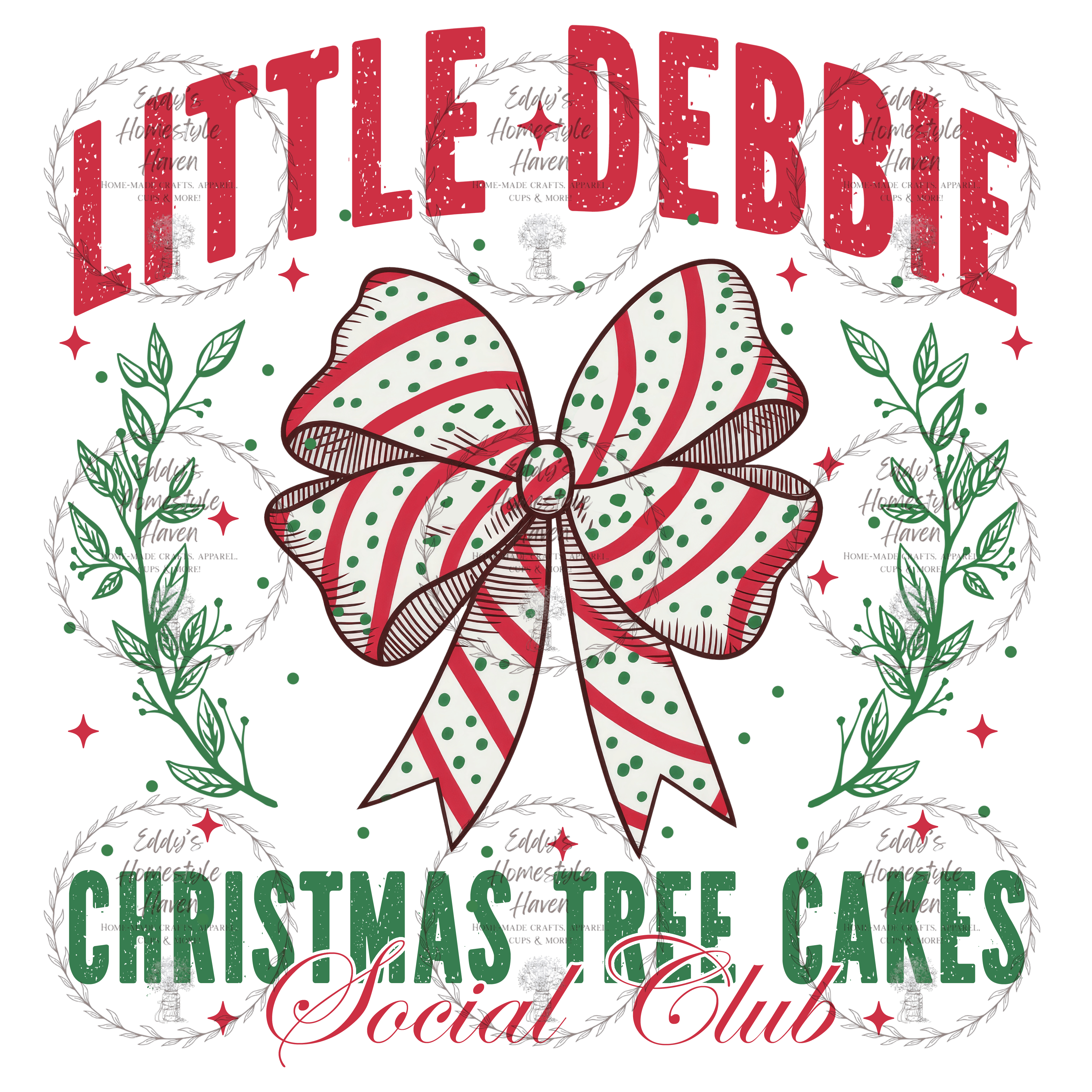 Christmas Tree Cake Shirt Designs