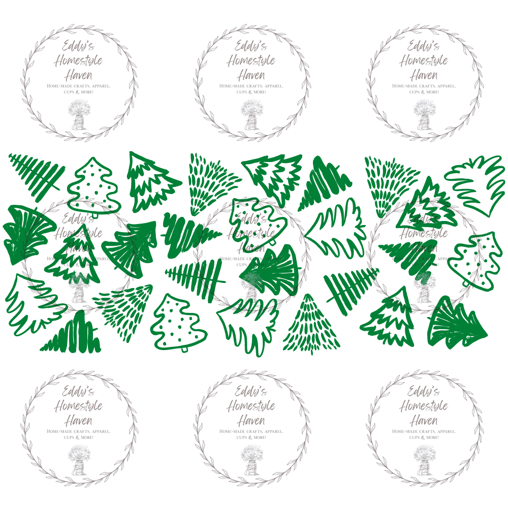 Christmas Designs For Frosted Glass Cups