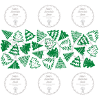 Christmas Designs For Frosted Glass Cups