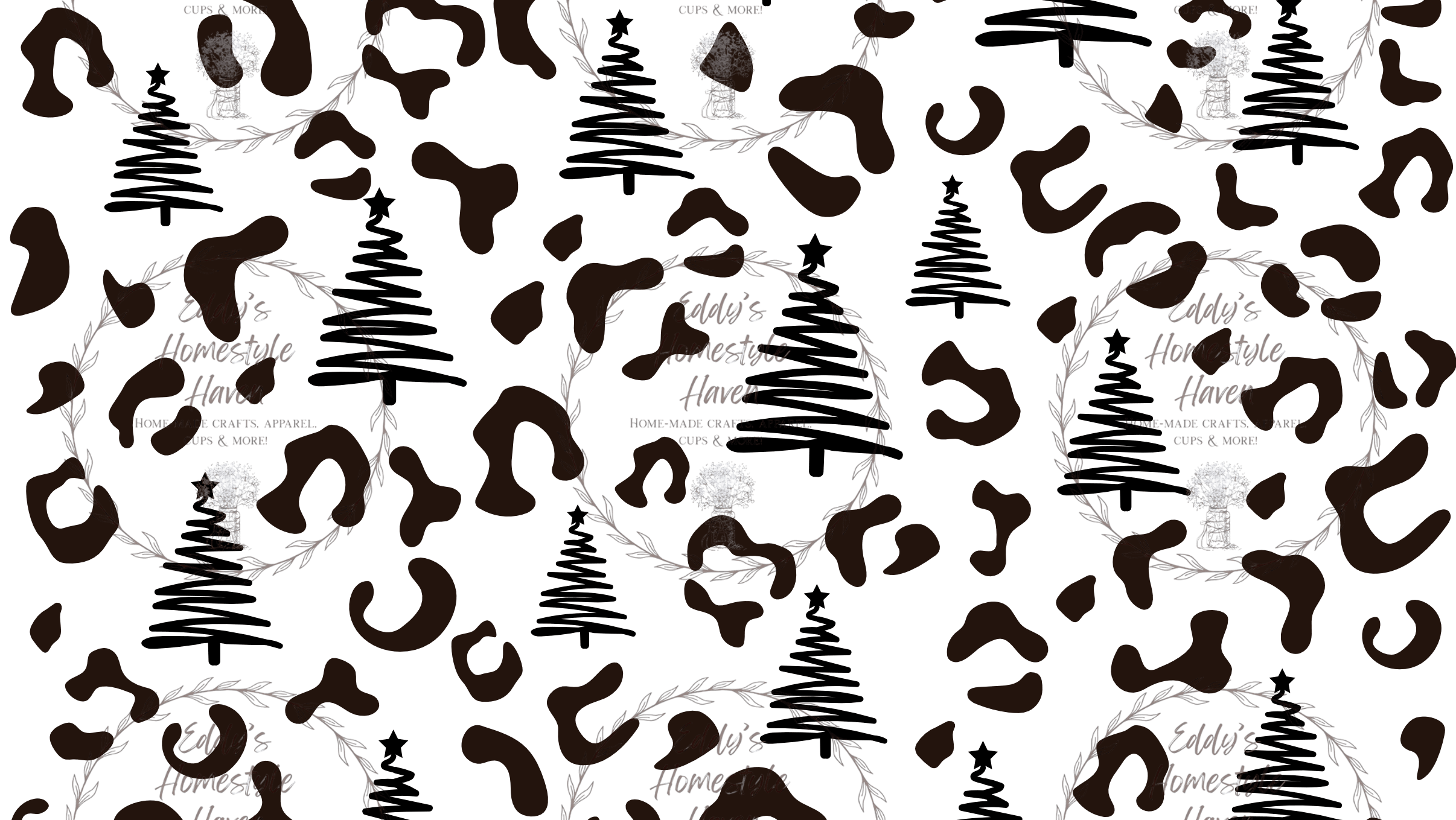 Christmas Designs For Frosted Glass Cups