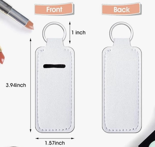 Custom Keychain Chapstick Holder