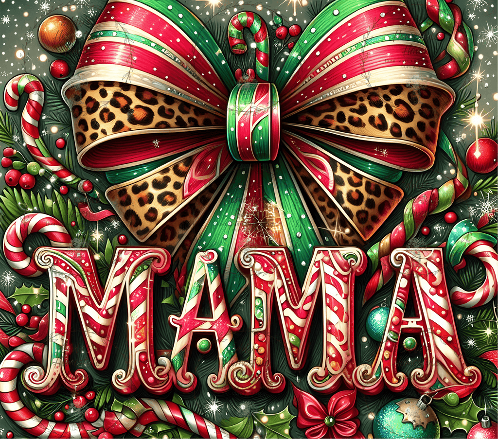 Christmas Mama Tumbler Designs