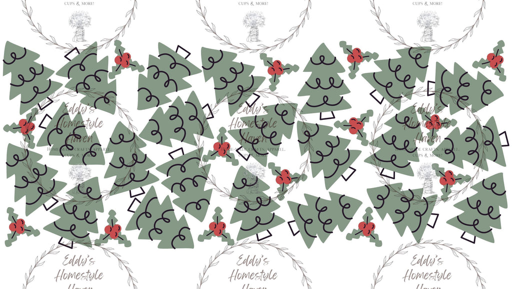 Christmas Designs For Frosted Glass Cups