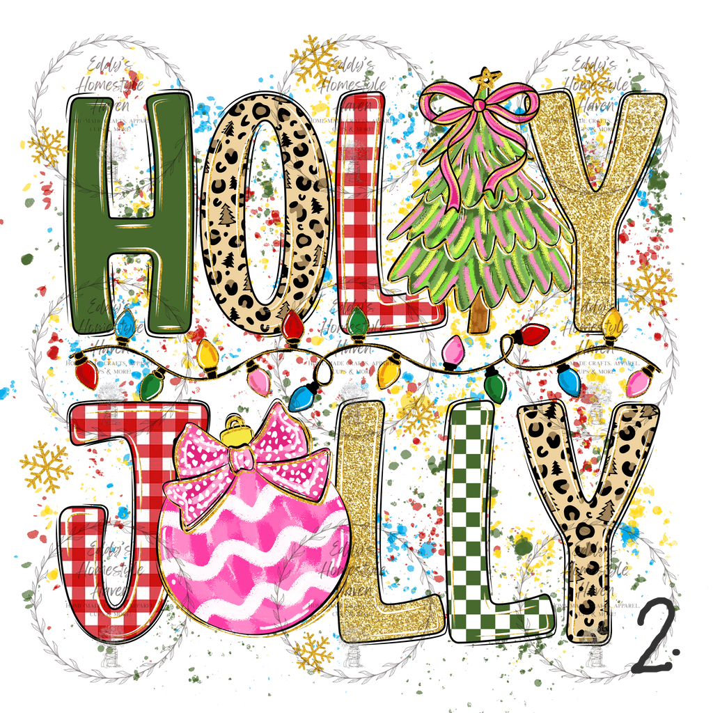 "Holly Jolly" Christmas Shirts