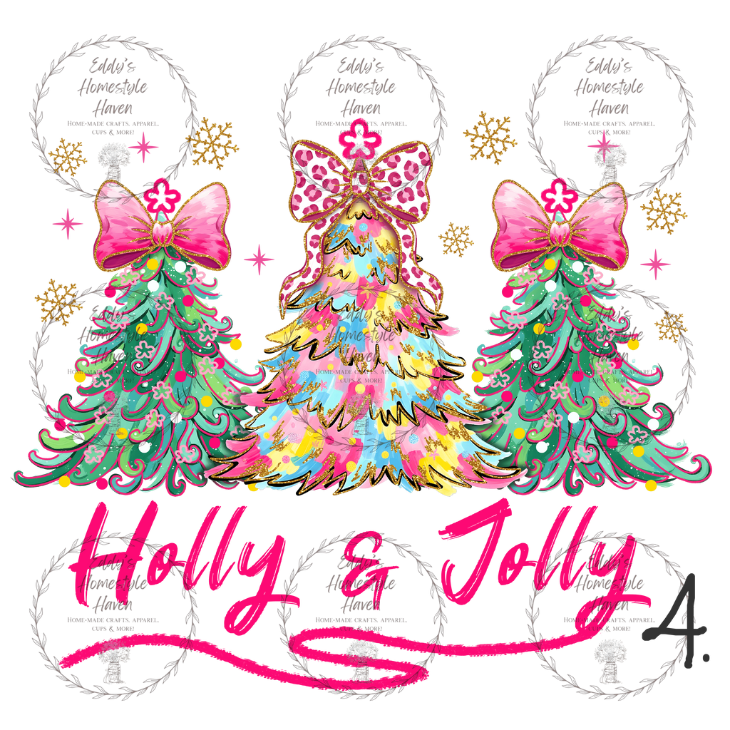 "Holly Jolly" Christmas Shirts