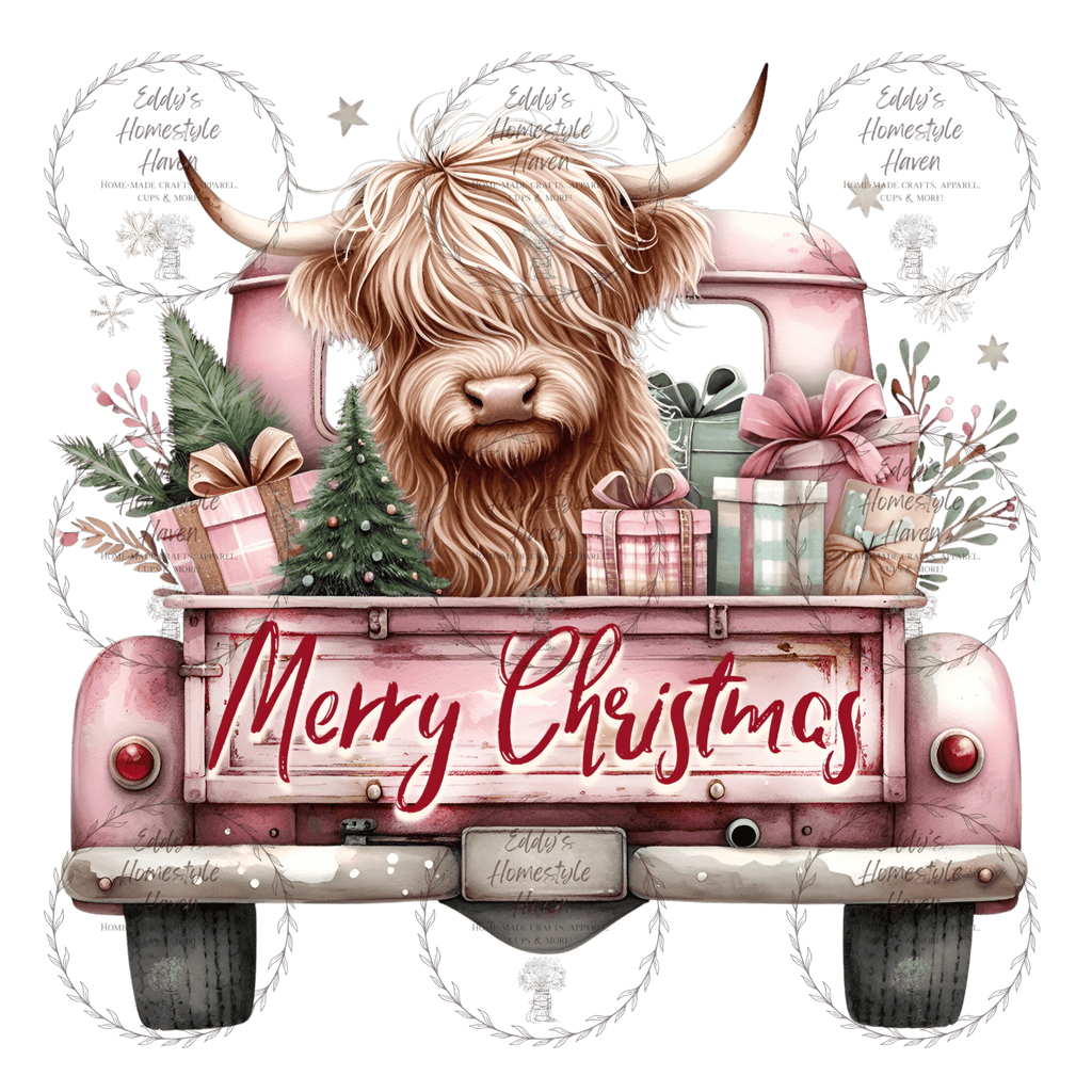 Highland Cow Christmas Shirts
