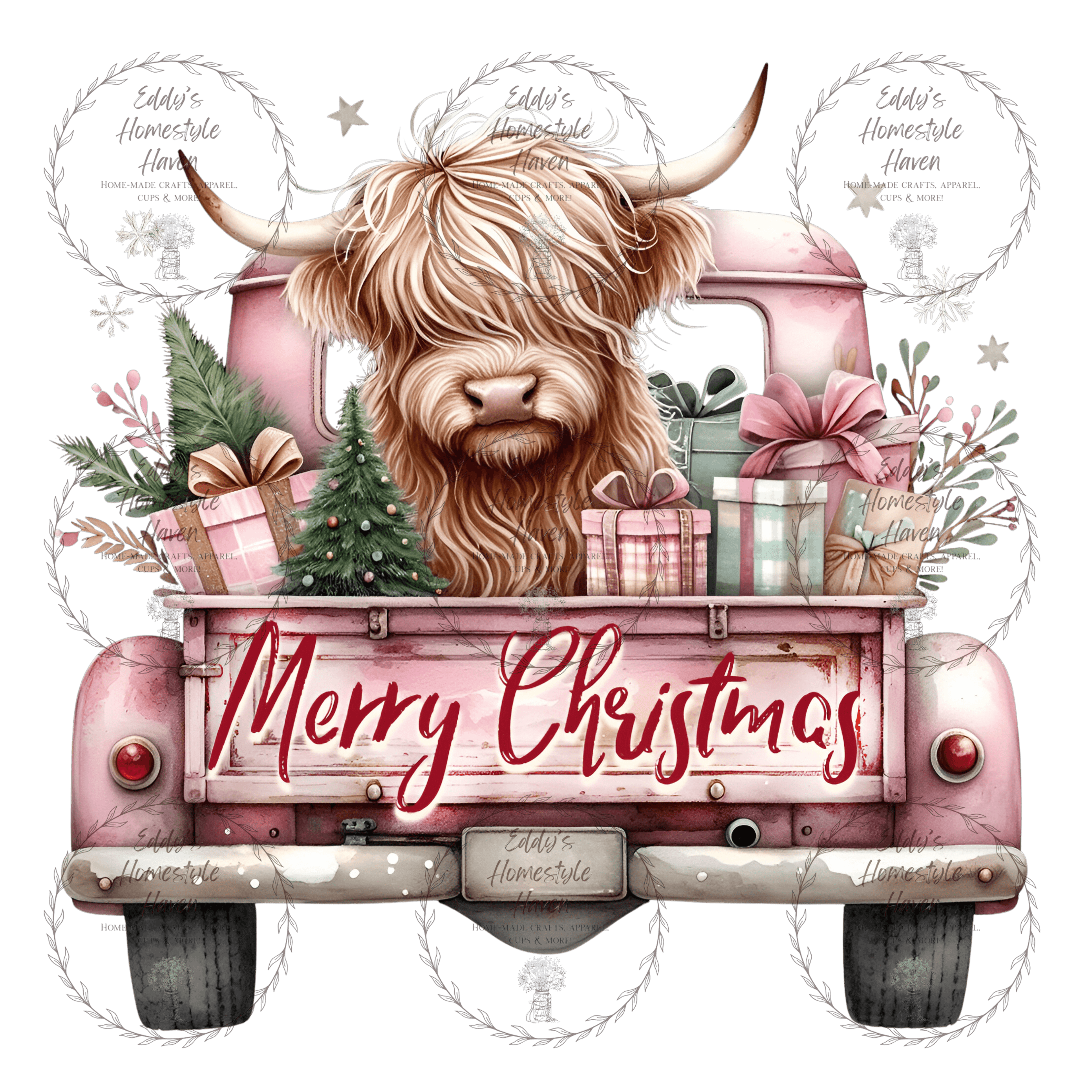 Highland Cow Christmas Shirts
