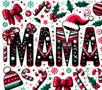 Christmas Mama Tumbler Designs